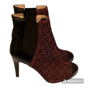 Carmen Marc Valvo Ankle Boot/ Size 9 1/2